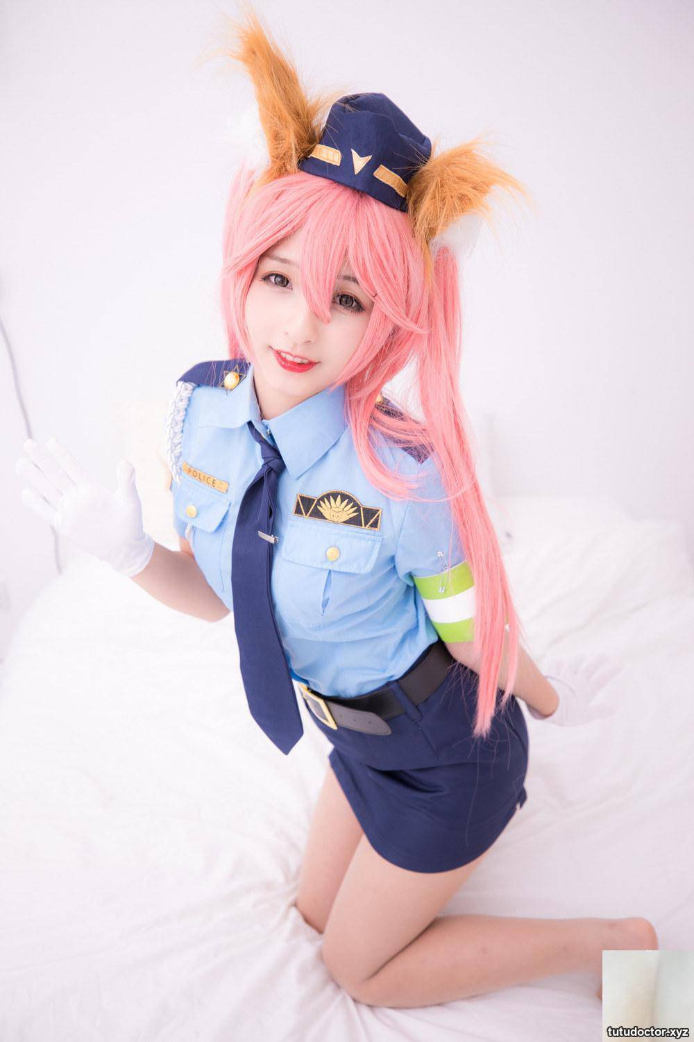 Kamikazaka Mafuyus police officers appearance in FGO-Tamamo-mae · photo 11 of 74