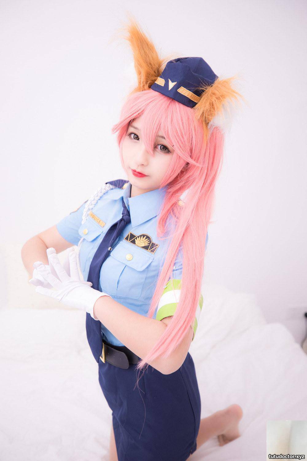 Kamikazaka Mafuyus police officers appearance in FGO-Tamamo-mae · photo 17 of 74
