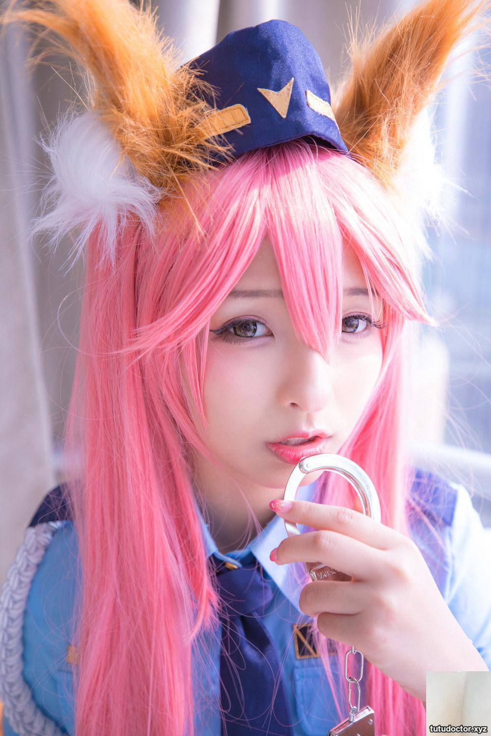 Kanamezaka Mafuyus FGO-Tamamozen 2 with white and translucent · photo 40 of 76