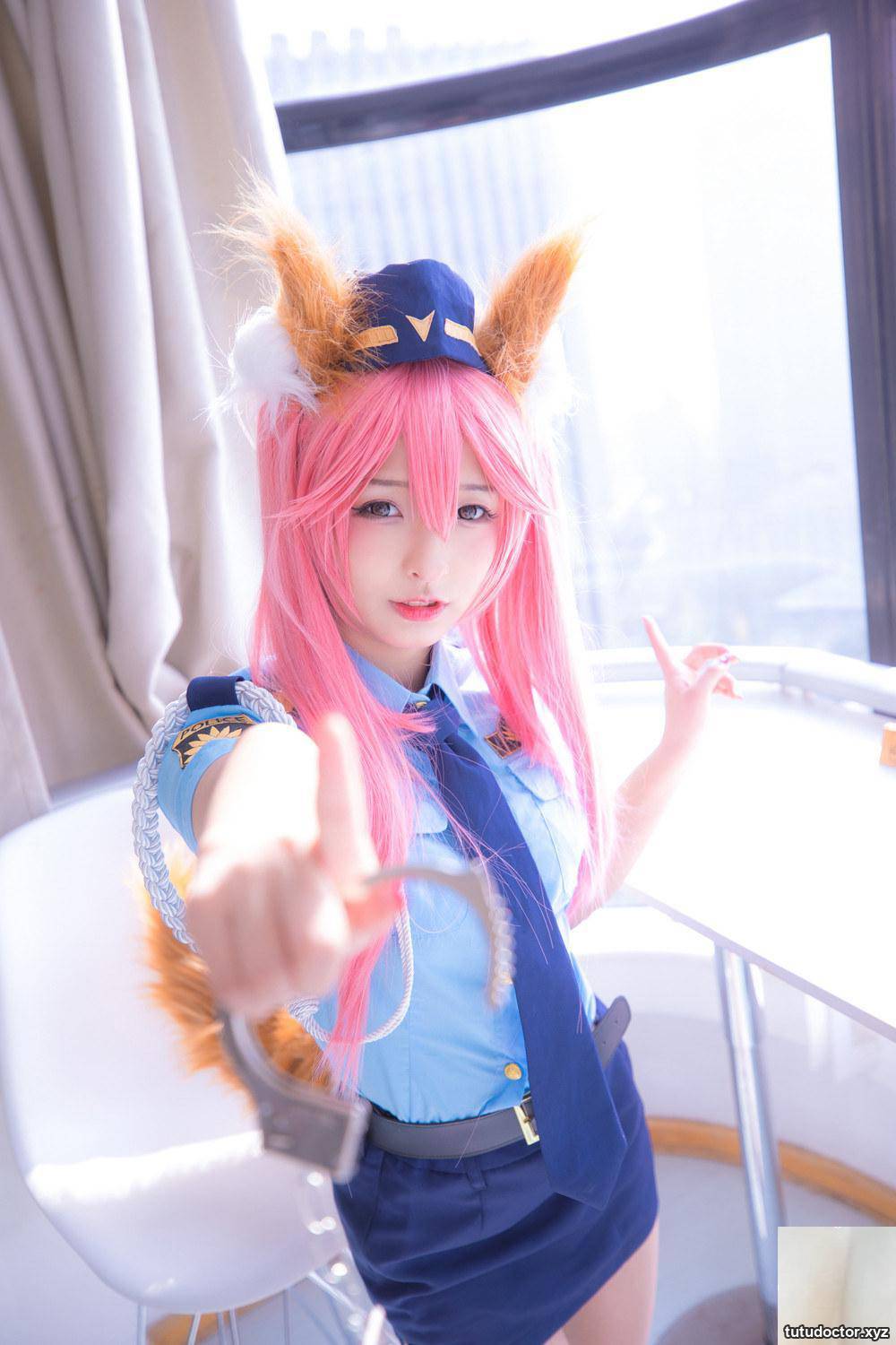 Kanamezaka Mafuyus FGO-Tamamozen 2 with white and translucent · photo 55 of 76
