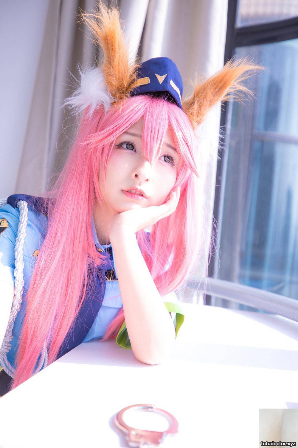 Kanamezaka Mafuyus FGO-Tamamozen 2 with white and translucent · photo 70 of 76
