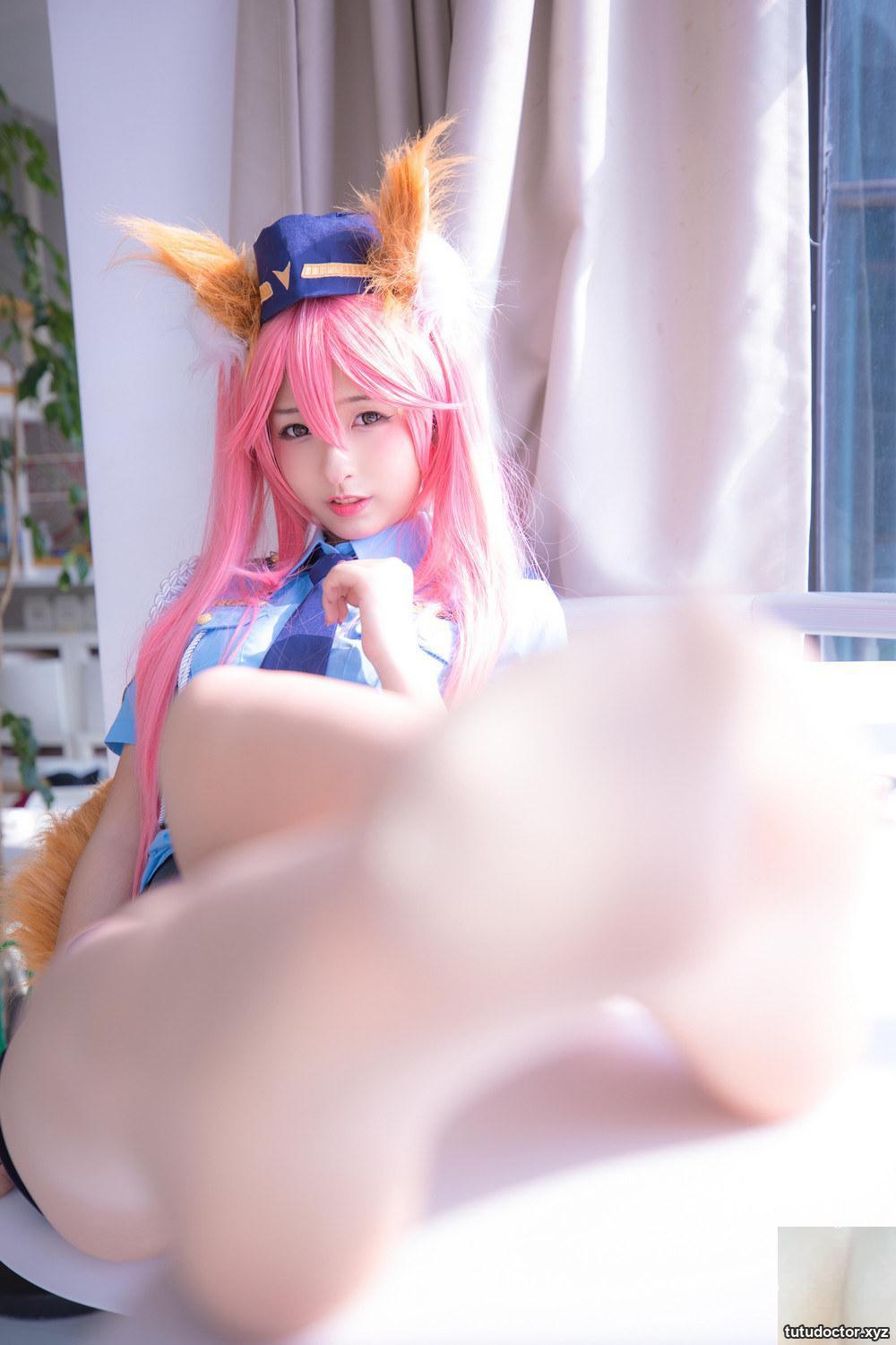 Kanamezaka Mafuyus FGO-Tamamozen 2 with white and translucent · photo 71 of 76