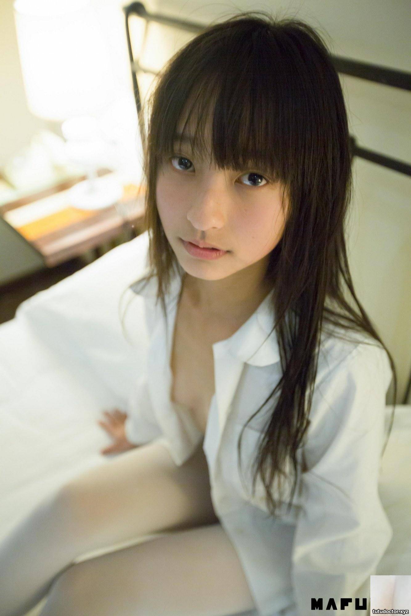 Kagakusaka Mafuyus Split Type Shikusui white pantyhose makes me · photo 47 of 48