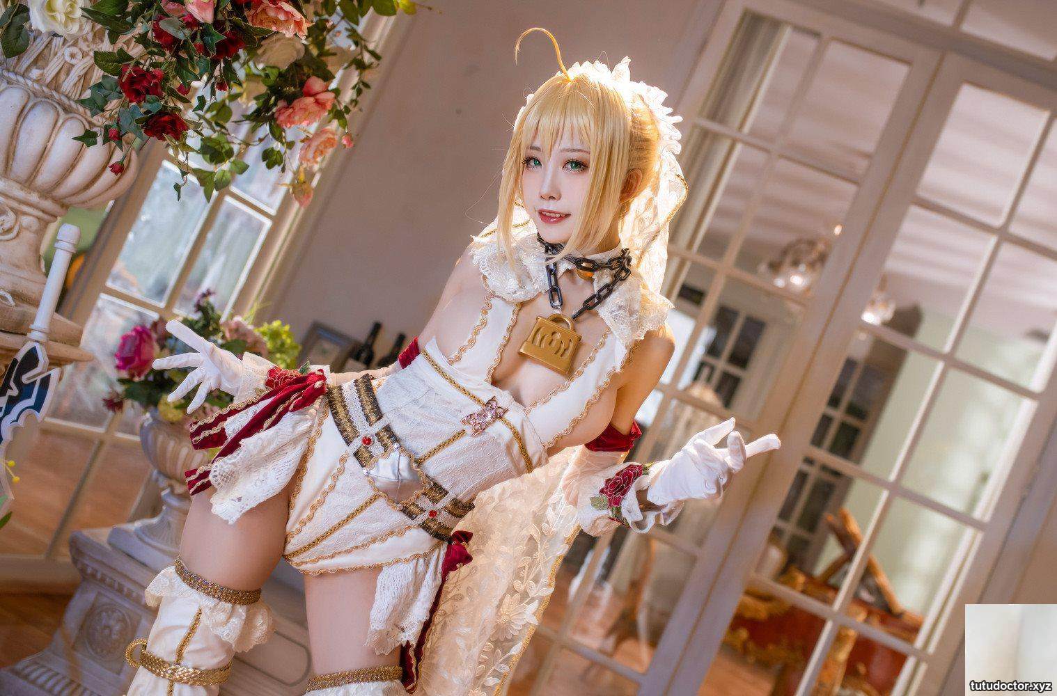Shui Miao Aqua’s “FGO- Nero” sexy dowry side boobs for you to see (35P)
