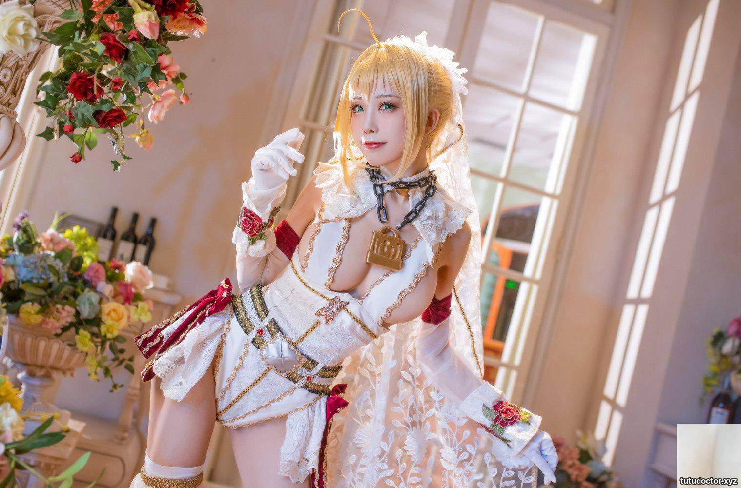 Shui Miao Aquas FGO- Nero sexy dowry side boobs for you to see · photo 5 of 35