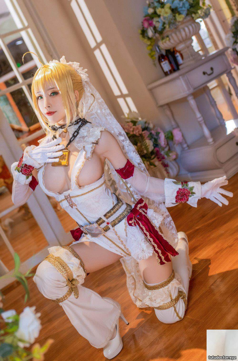 Shui Miao Aquas FGO- Nero sexy dowry side boobs for you to see · photo 7 of 35
