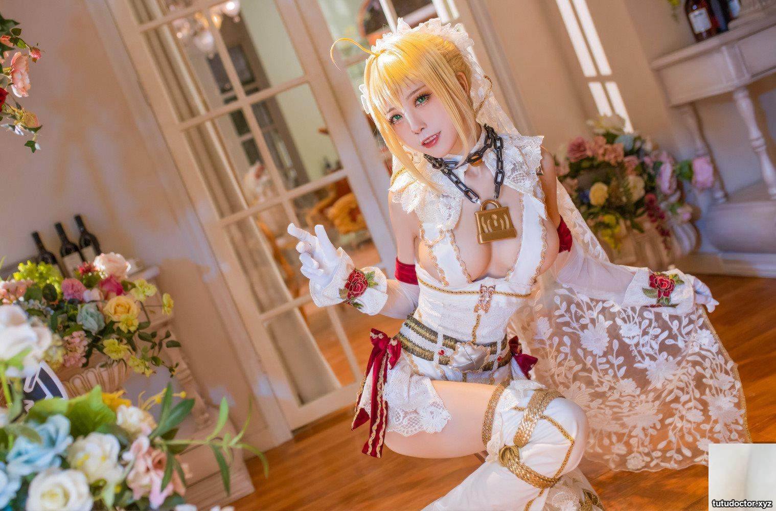 Shui Miao Aquas FGO- Nero sexy dowry side boobs for you to see · photo 8 of 35