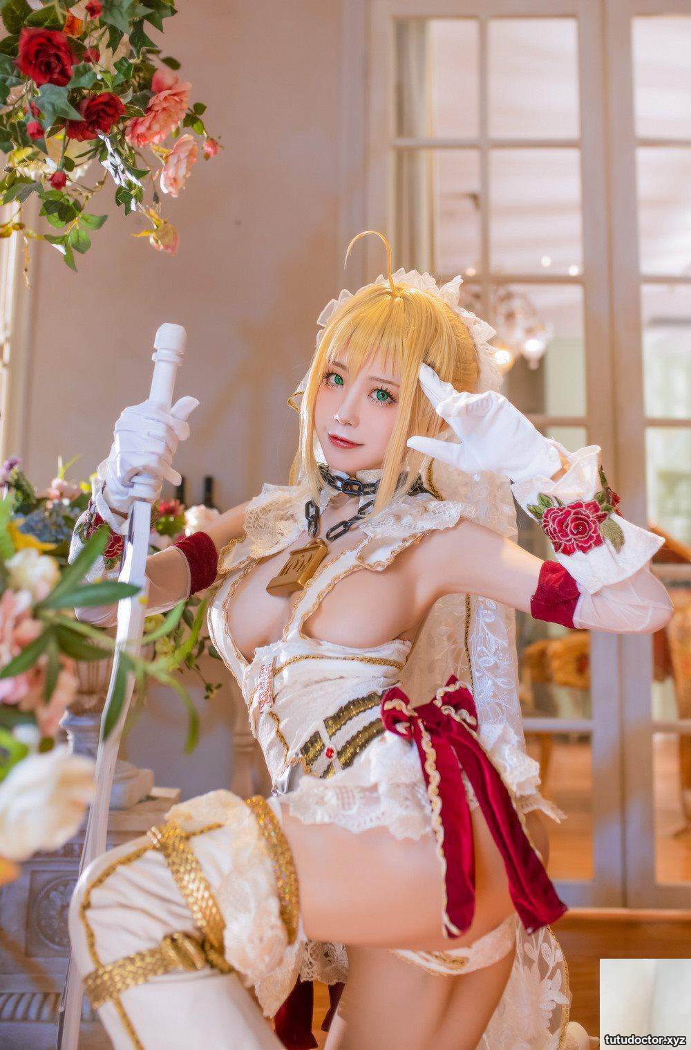 Shui Miao Aquas FGO- Nero sexy dowry side boobs for you to see · photo 11 of 35