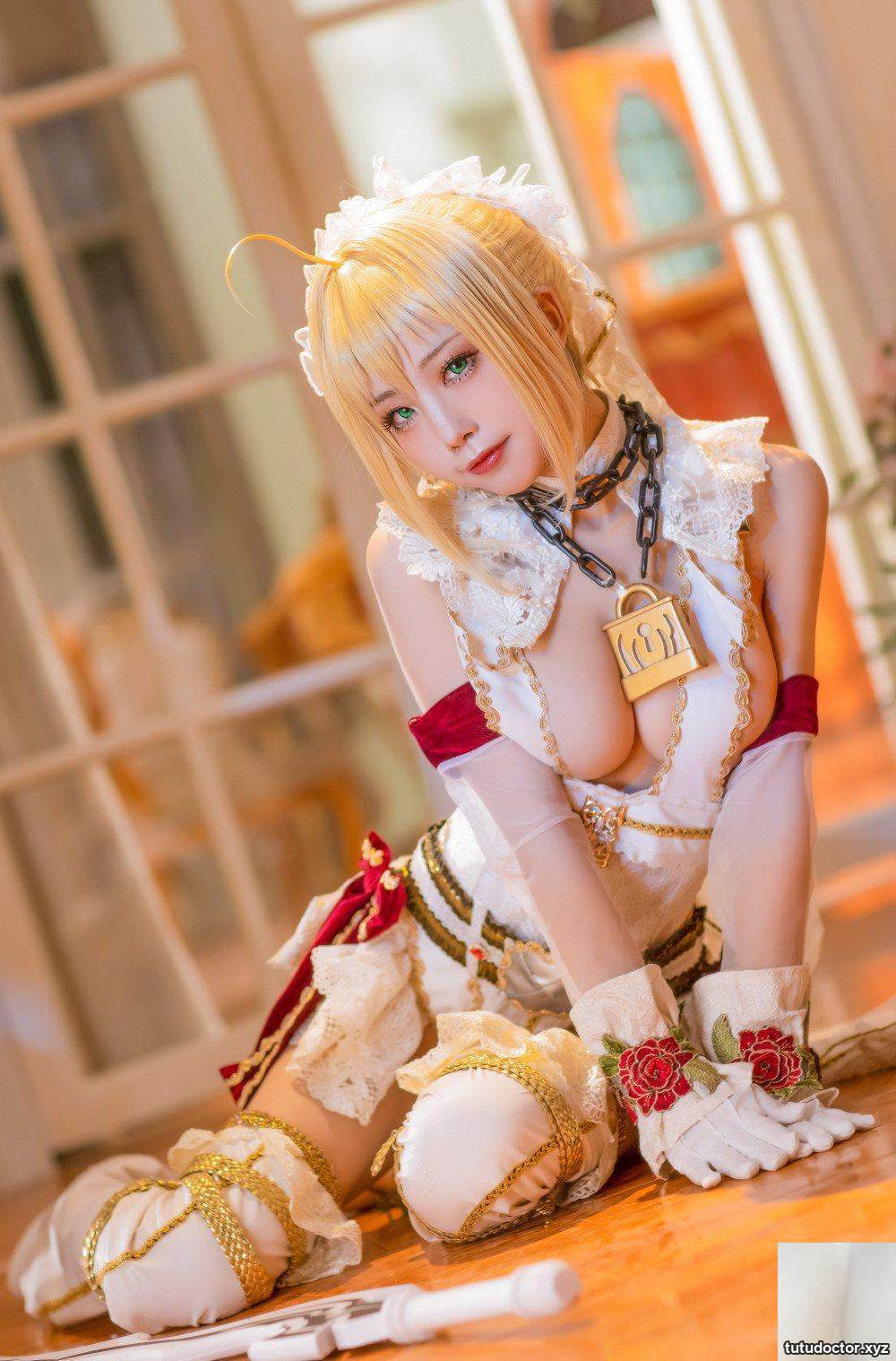 Shui Miao Aquas FGO- Nero sexy dowry side boobs for you to see · photo 12 of 35