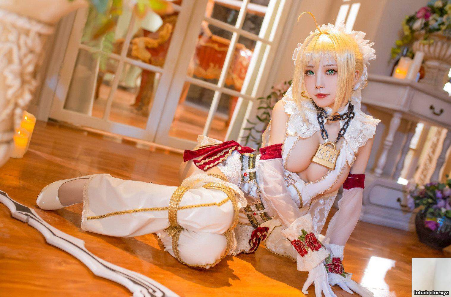 Shui Miao Aquas FGO- Nero sexy dowry side boobs for you to see · photo 13 of 35