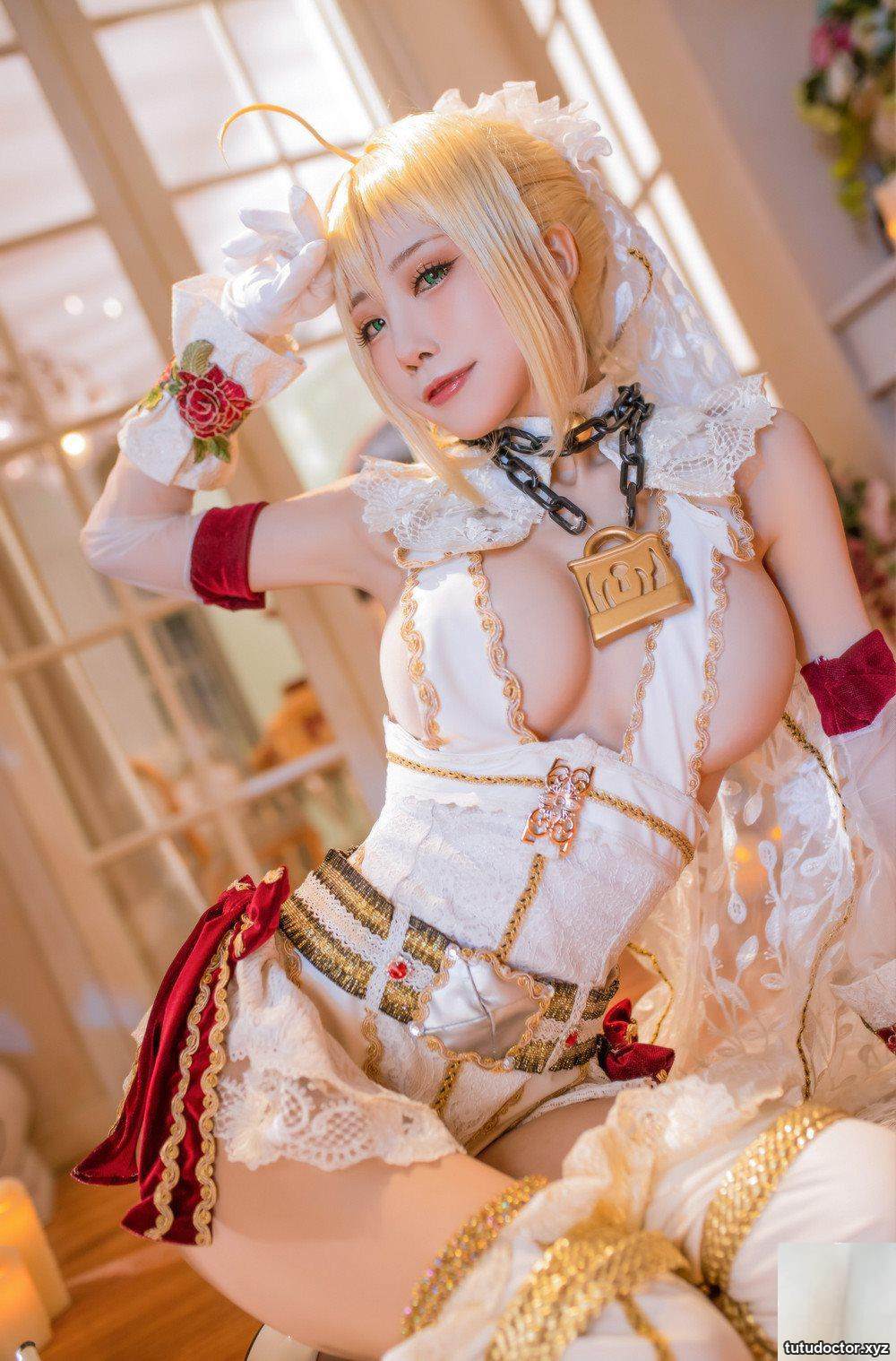 Shui Miao Aquas FGO- Nero sexy dowry side boobs for you to see · photo 14 of 35