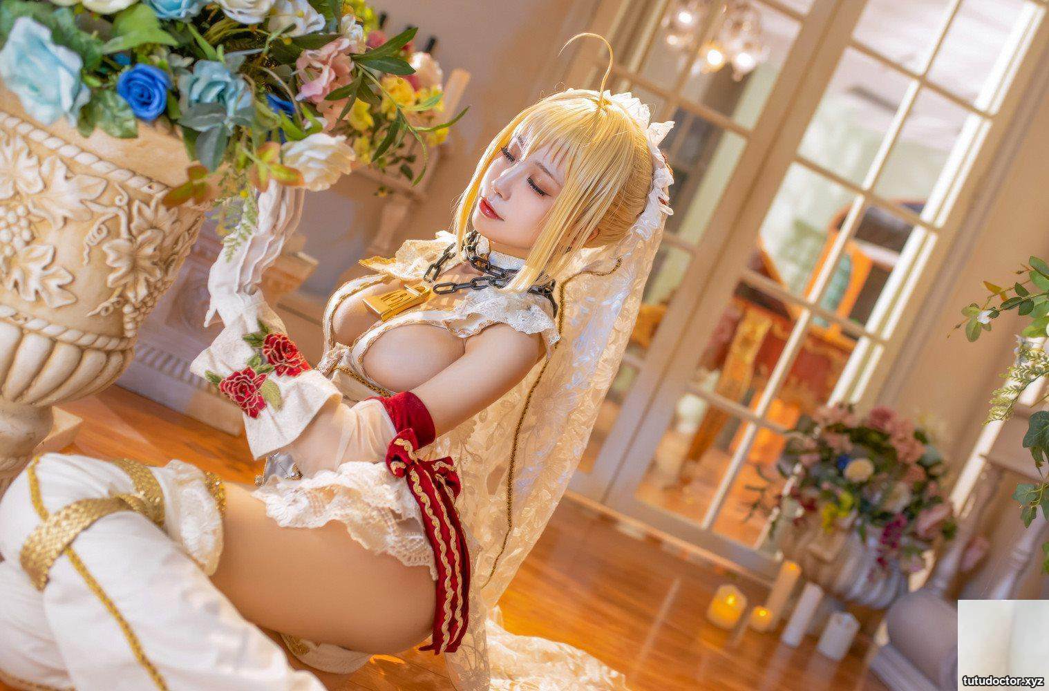 Shui Miao Aquas FGO- Nero sexy dowry side boobs for you to see · photo 17 of 35