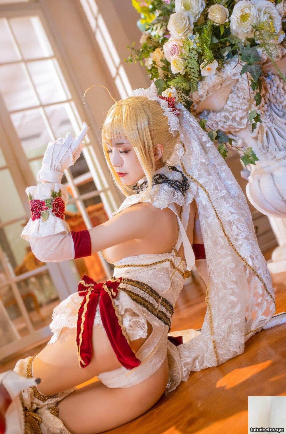 Shui Miao Aquas FGO- Nero sexy dowry side boobs for you to see · photo 19 of 35