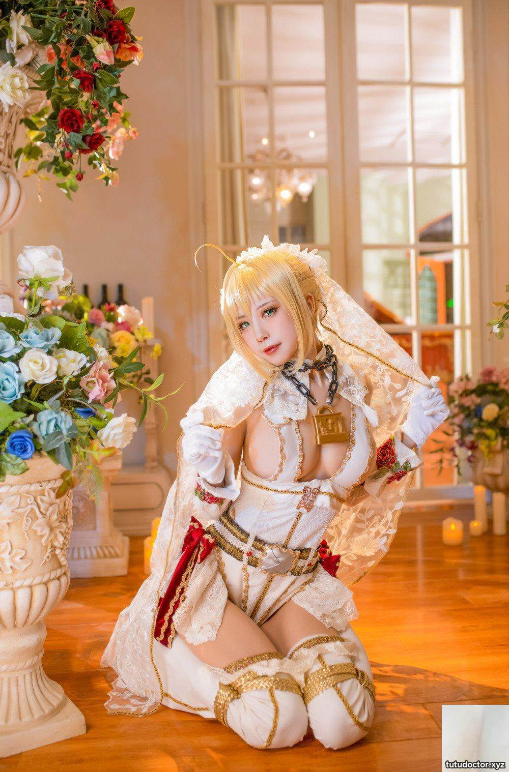 Shui Miao Aquas FGO- Nero sexy dowry side boobs for you to see · photo 22 of 35