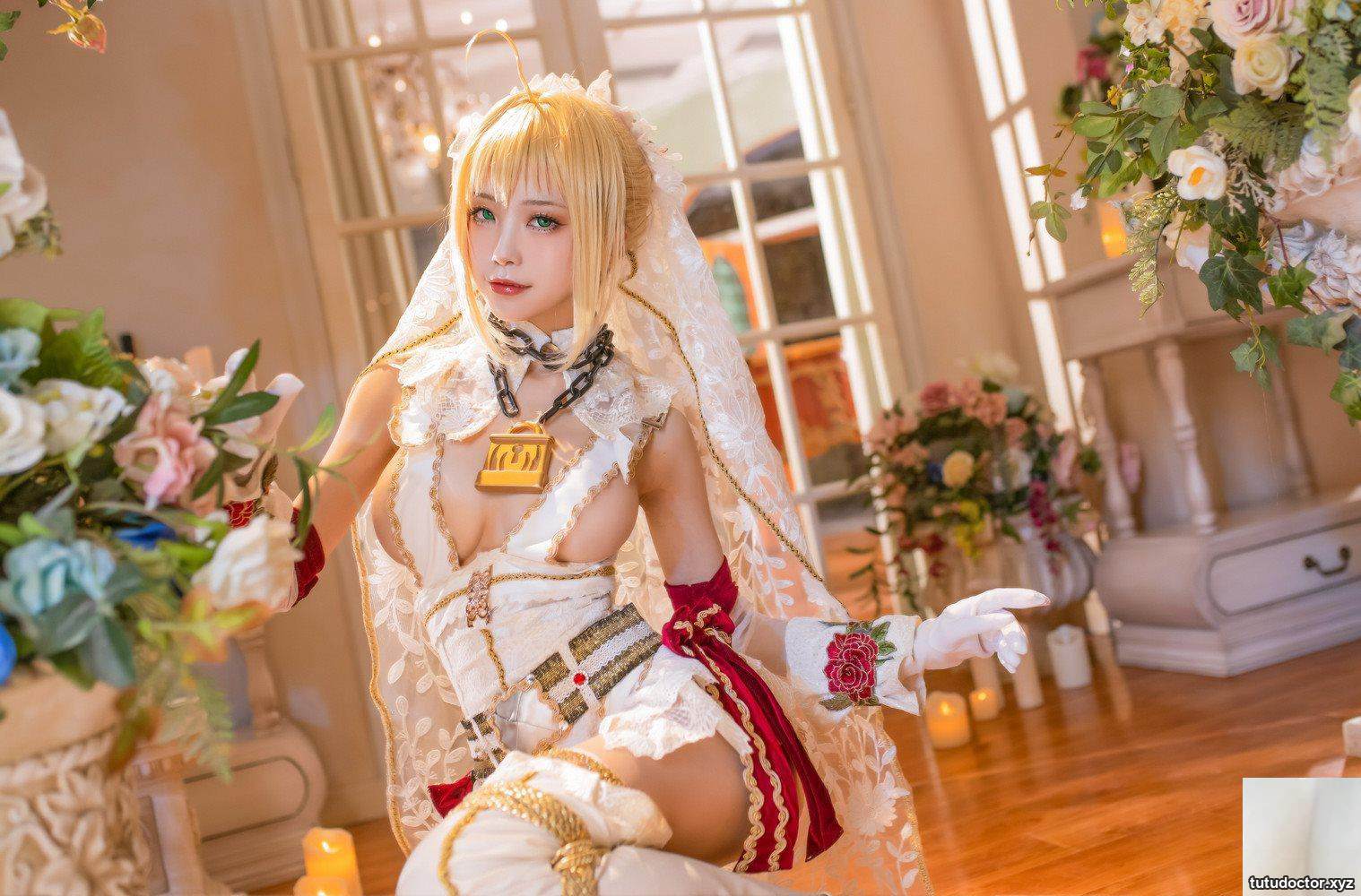 Shui Miao Aquas FGO- Nero sexy dowry side boobs for you to see · photo 23 of 35