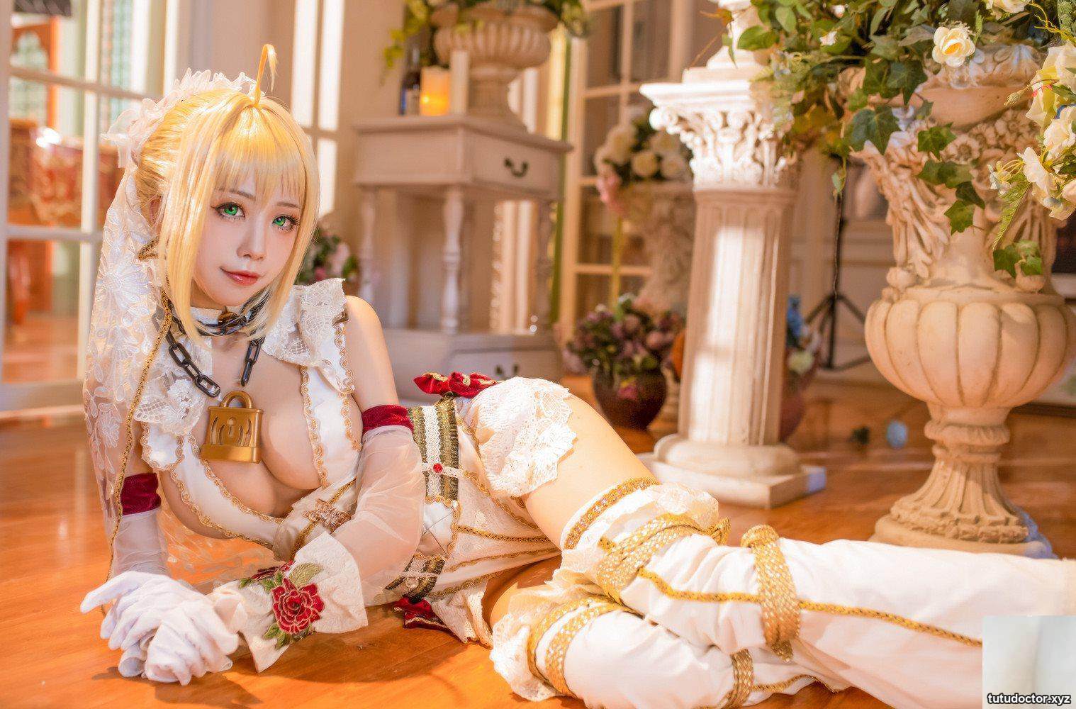 Shui Miao Aquas FGO- Nero sexy dowry side boobs for you to see · photo 24 of 35