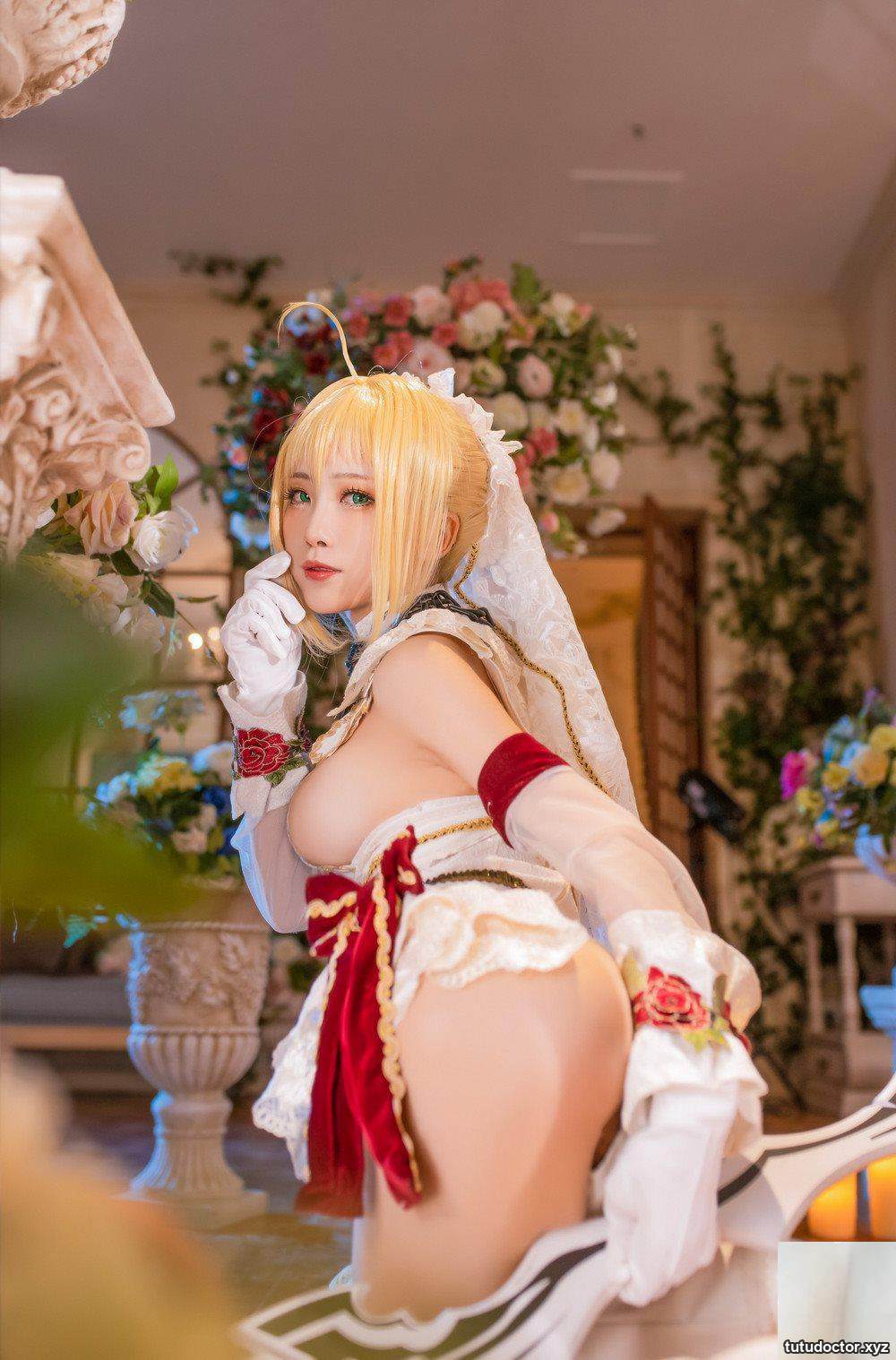 Shui Miao Aquas FGO- Nero sexy dowry side boobs for you to see · photo 29 of 35