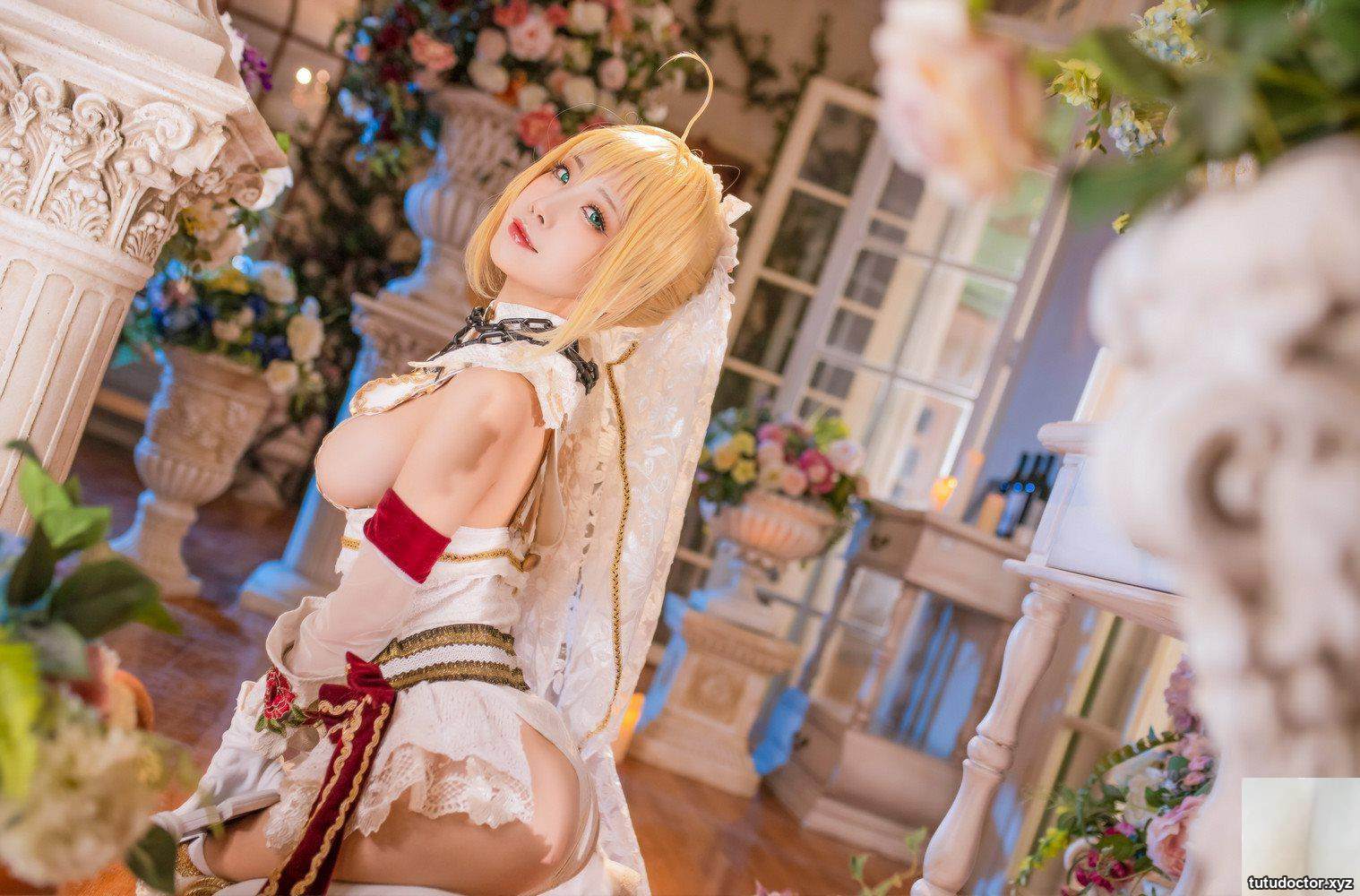 Shui Miao Aquas FGO- Nero sexy dowry side boobs for you to see · photo 31 of 35