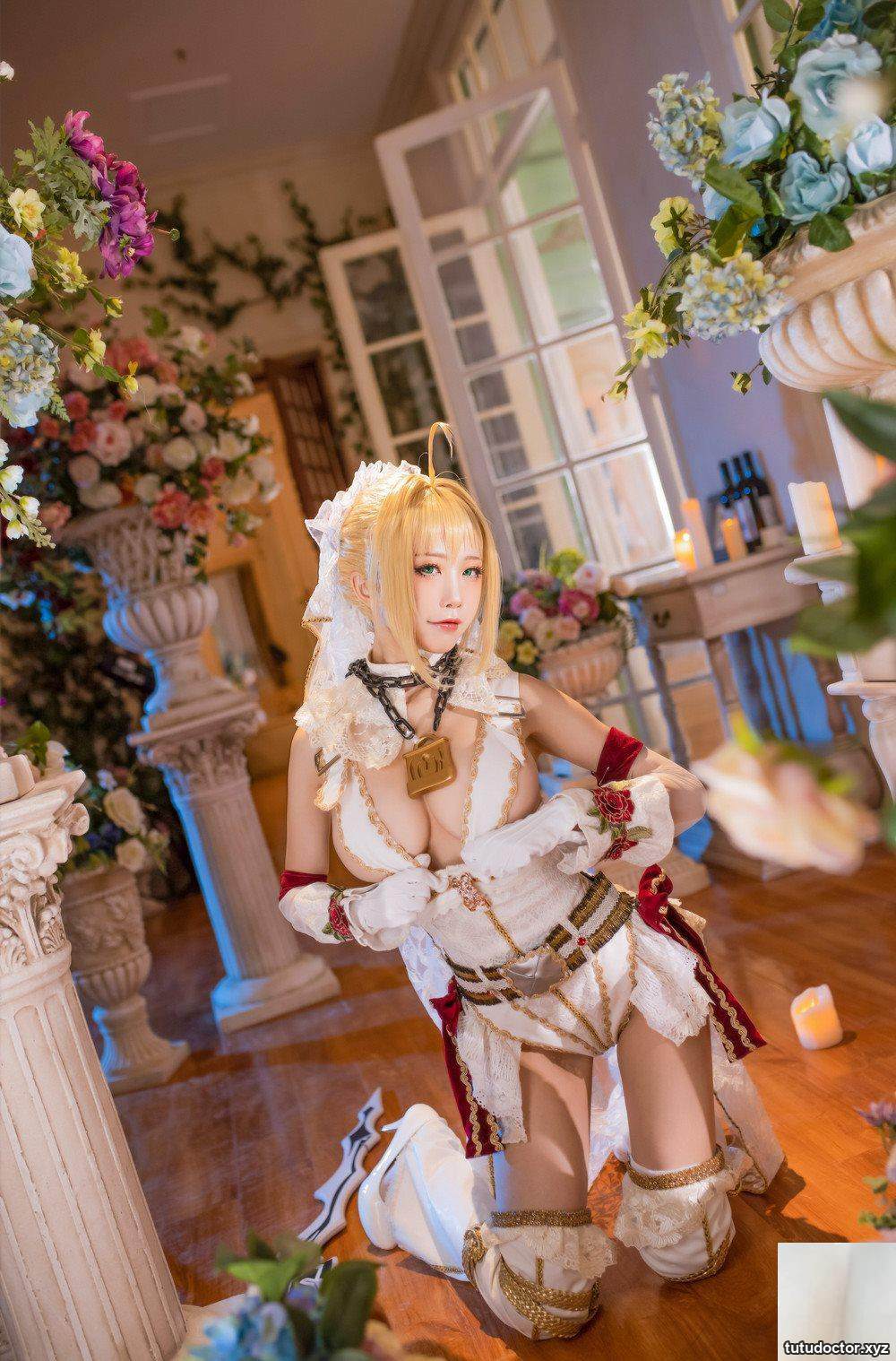 Shui Miao Aquas FGO- Nero sexy dowry side boobs for you to see · photo 34 of 35