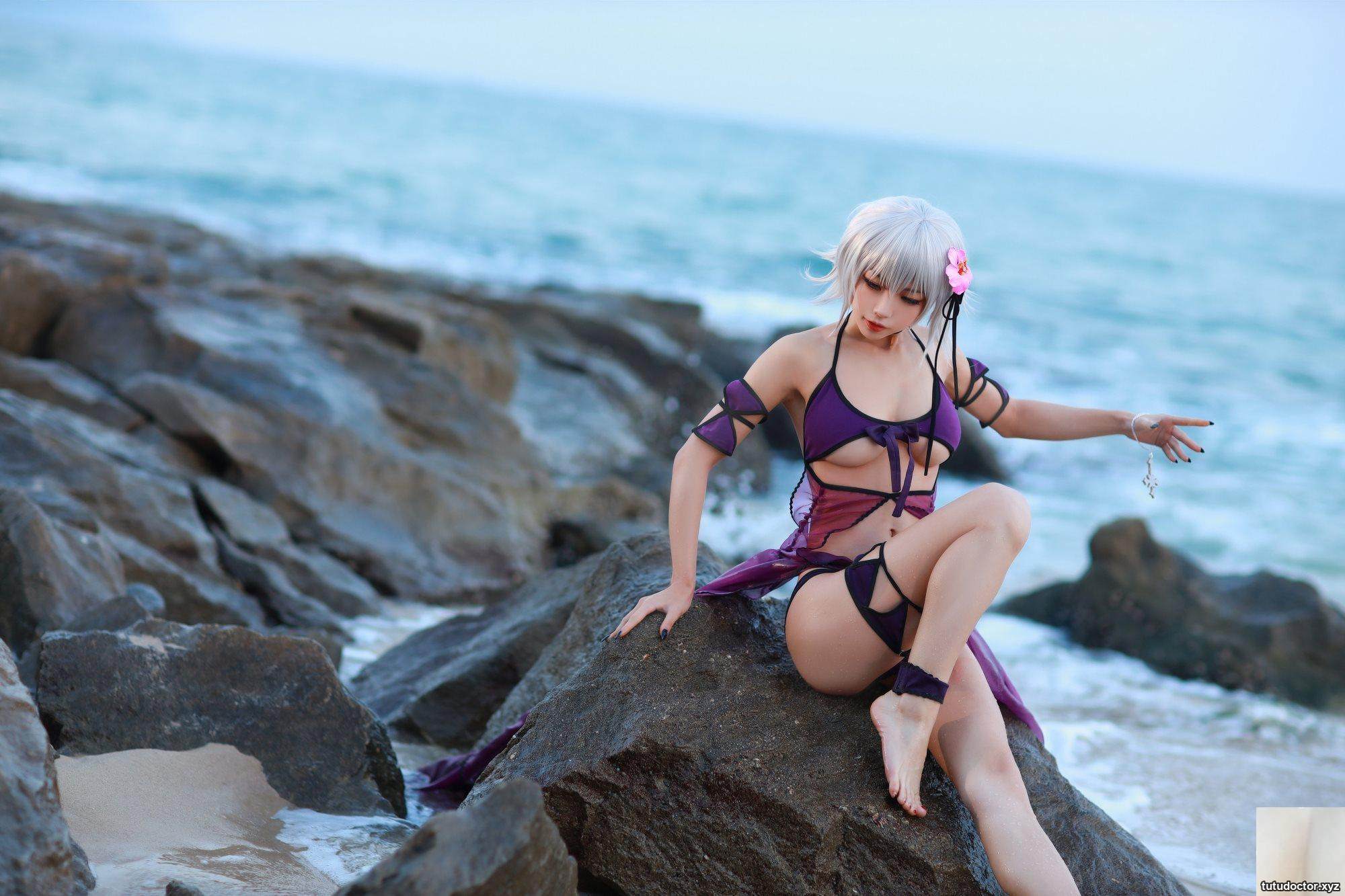 Shui MiaoAquas FGO-Black Joan of Arc sexy electric eyes burst · photo 30 of 41