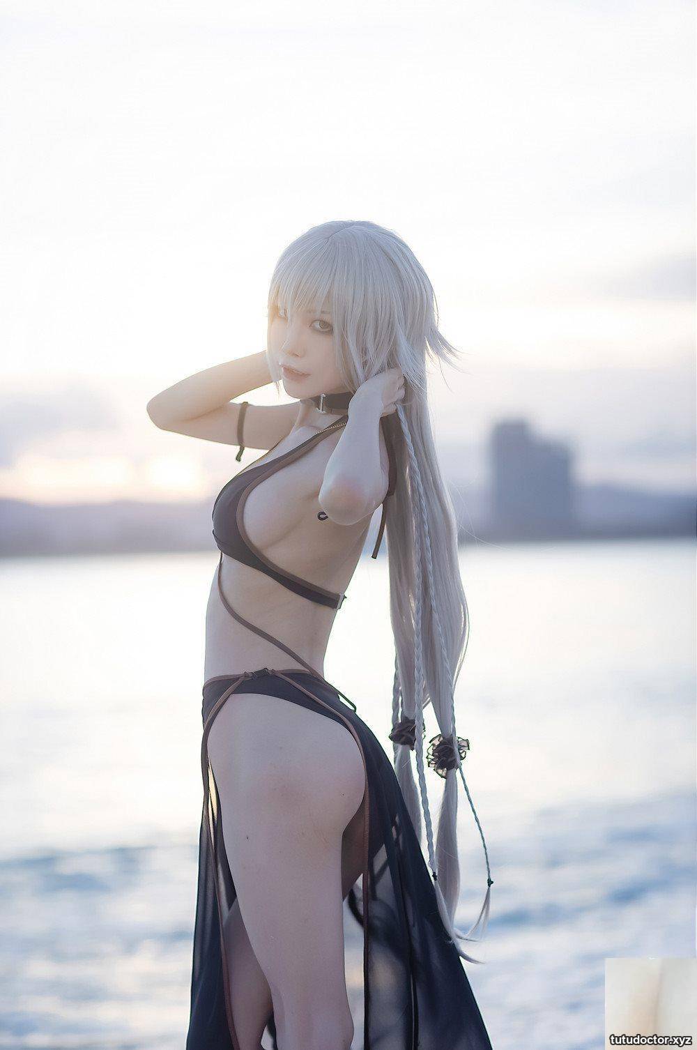 Shui MiaoAquas FGO-Black Joan of Arc sexy electric eyes burst · photo 40 of 41