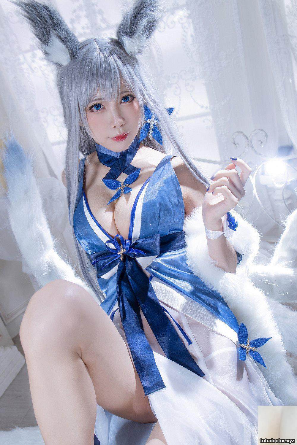 Shui Miao Aqua’s “Azur Lane-Shinano” long white legs that you never tire of (46P)