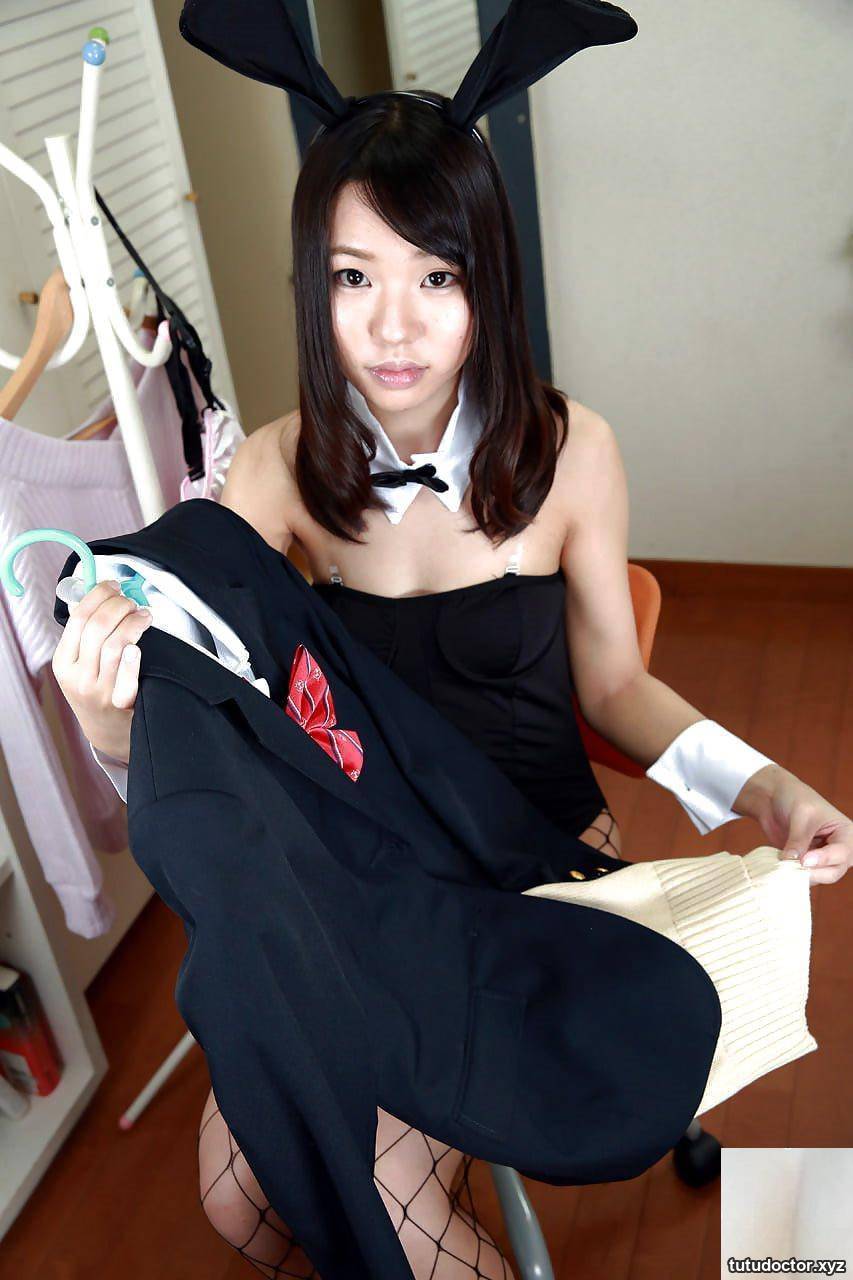 A young girl dressed as a bunny girl is raped by a fat uncle · photo 2 of 21