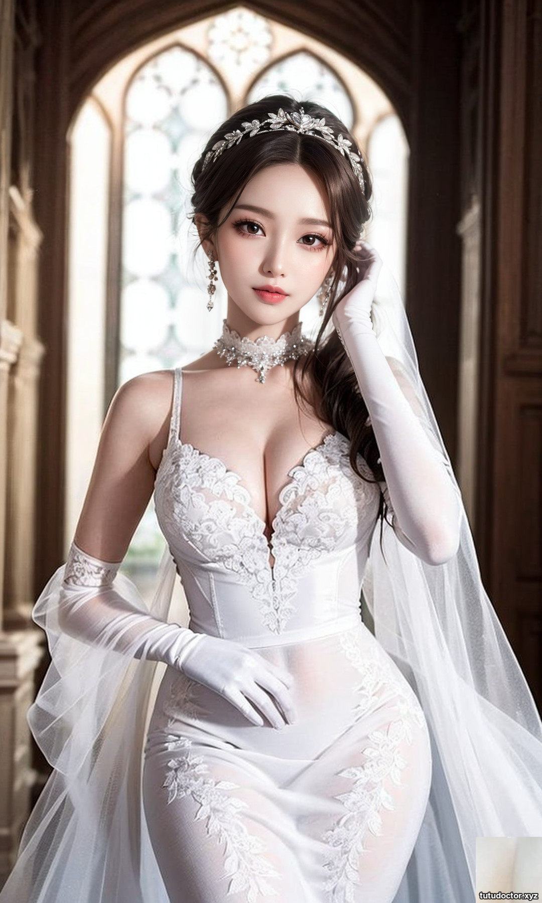 Pure white wedding dress-1080 · photo 48 of 50