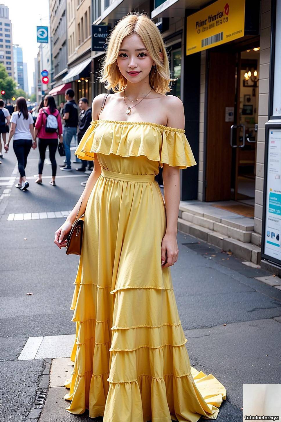 Offshoulder dress girl · photo 42 of 105