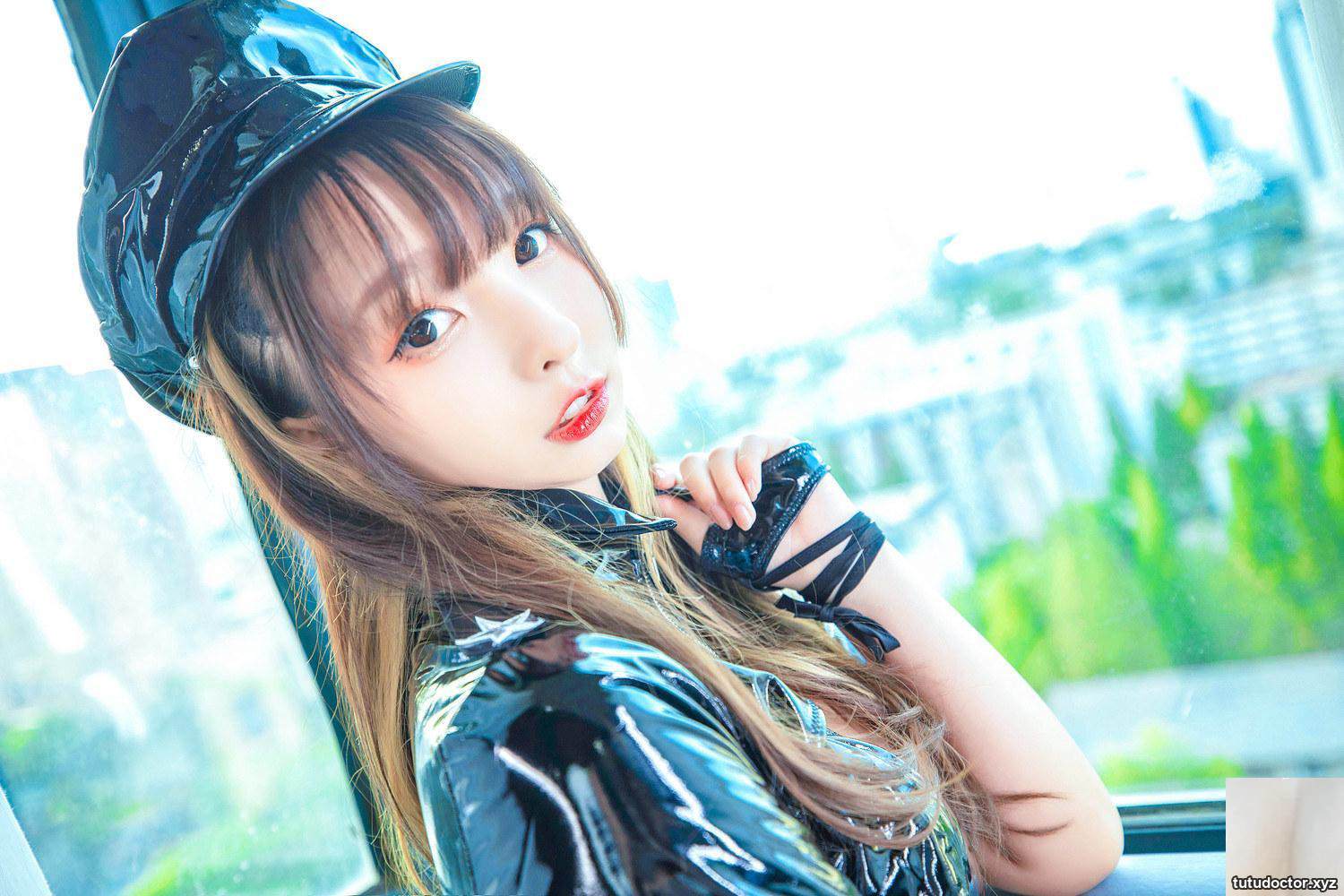 Kamikazaka Mafuyus Sexy Police Officer 2 fishnet stockings and · photo 46 of 76