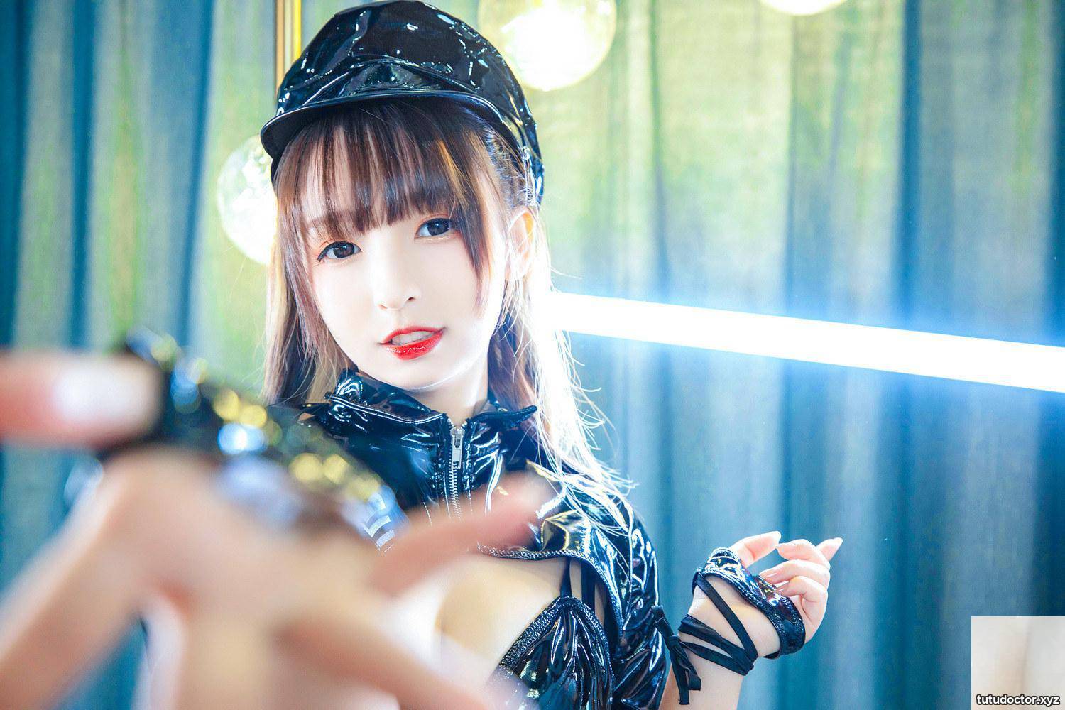Kamikazaka Mafuyus Sexy Police Officer 2 fishnet stockings and · photo 47 of 76