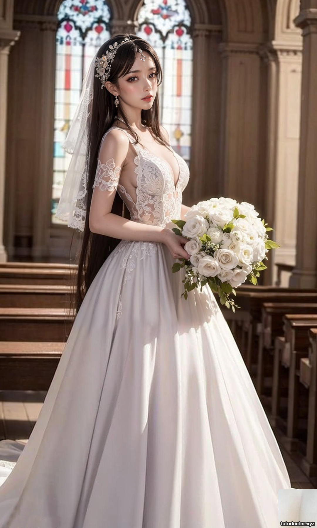 Pure white wedding dress · photo 10 of 50