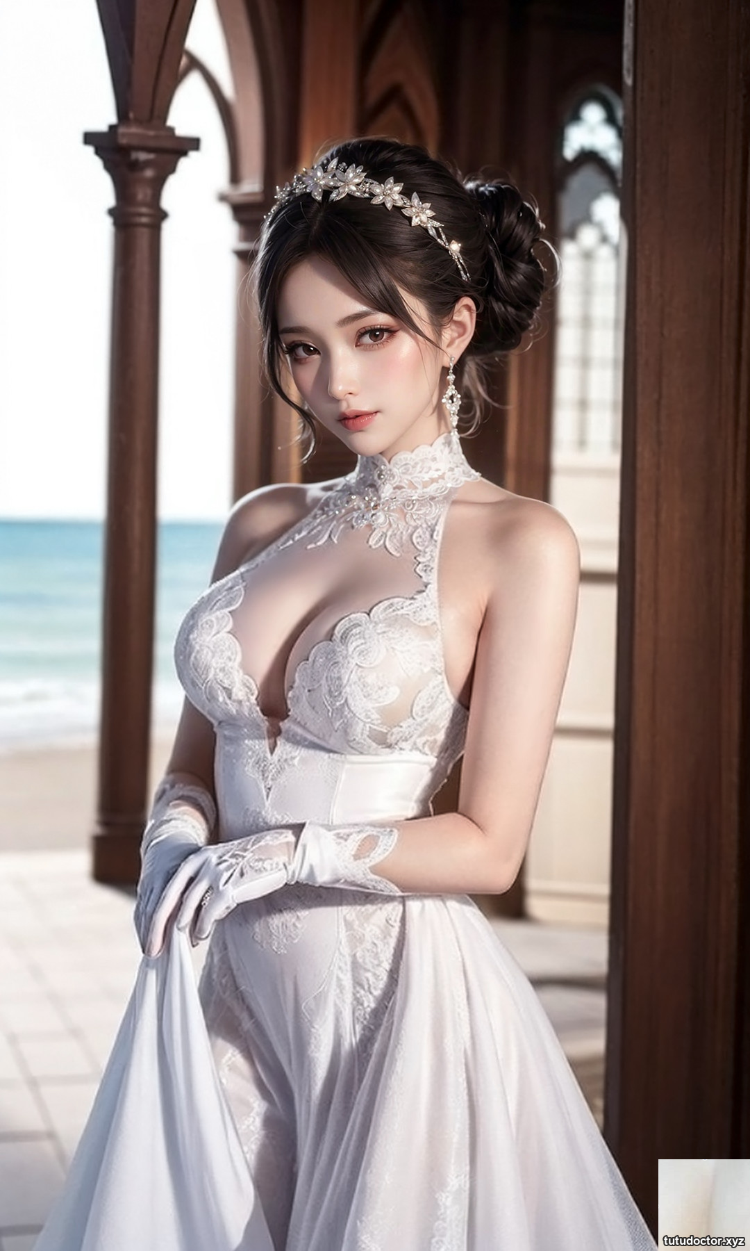 Pure white wedding dress · photo 12 of 50