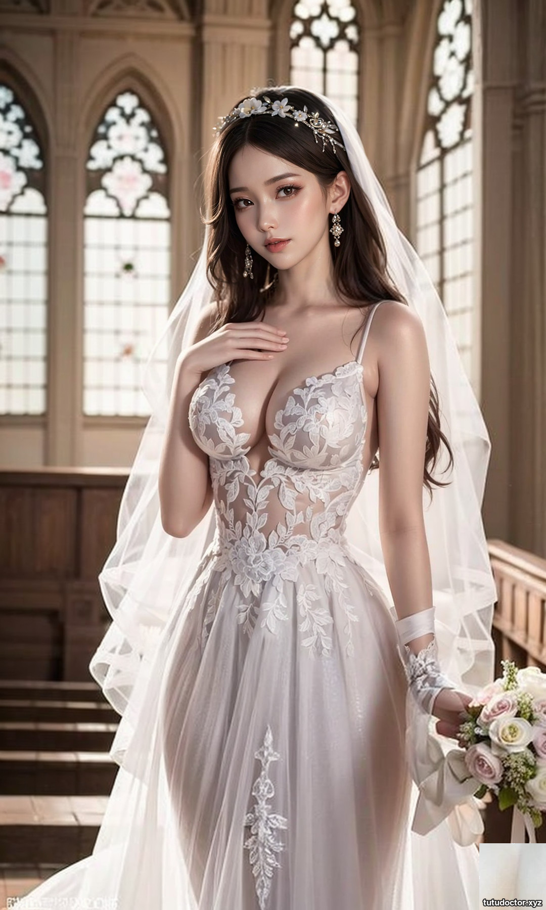Pure white wedding dress · photo 16 of 50