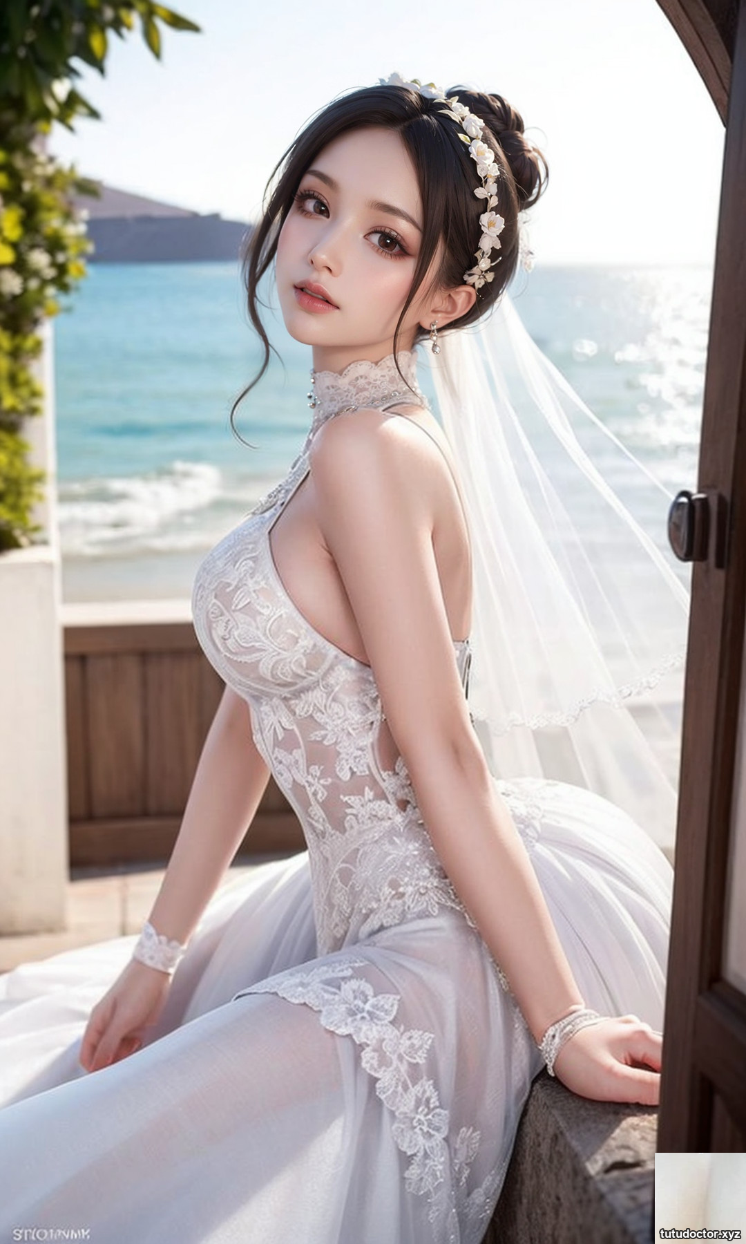 Pure white wedding dress · photo 17 of 50