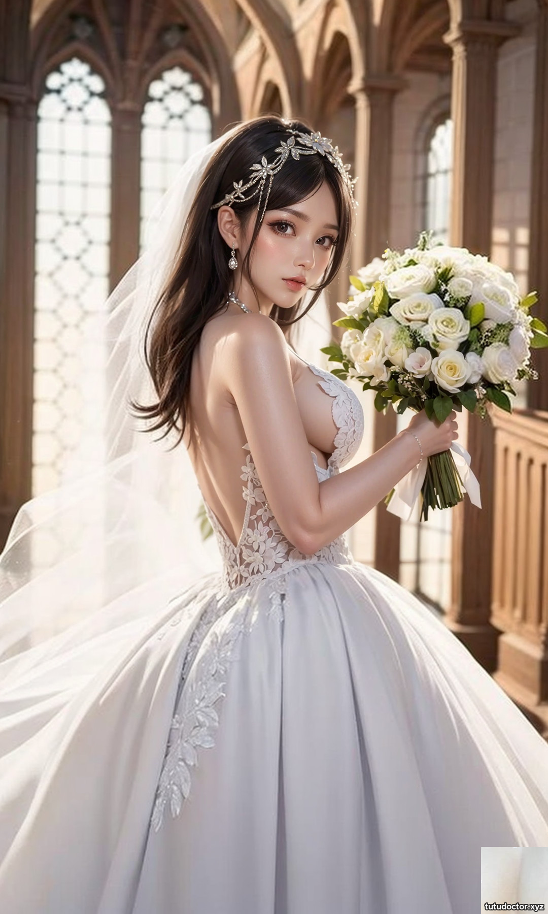 Pure white wedding dress · photo 19 of 50