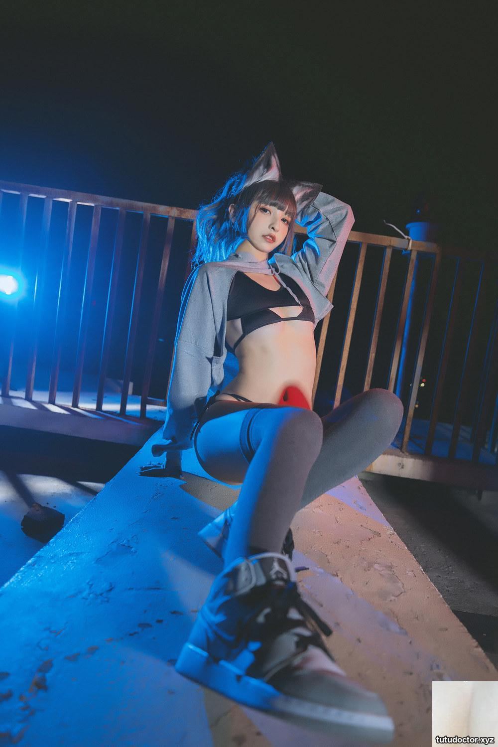 Mafuyu Kagurazaka《Black Wolf Sister》 Harmless Manic Hidemi Waist · photo 46 of 66