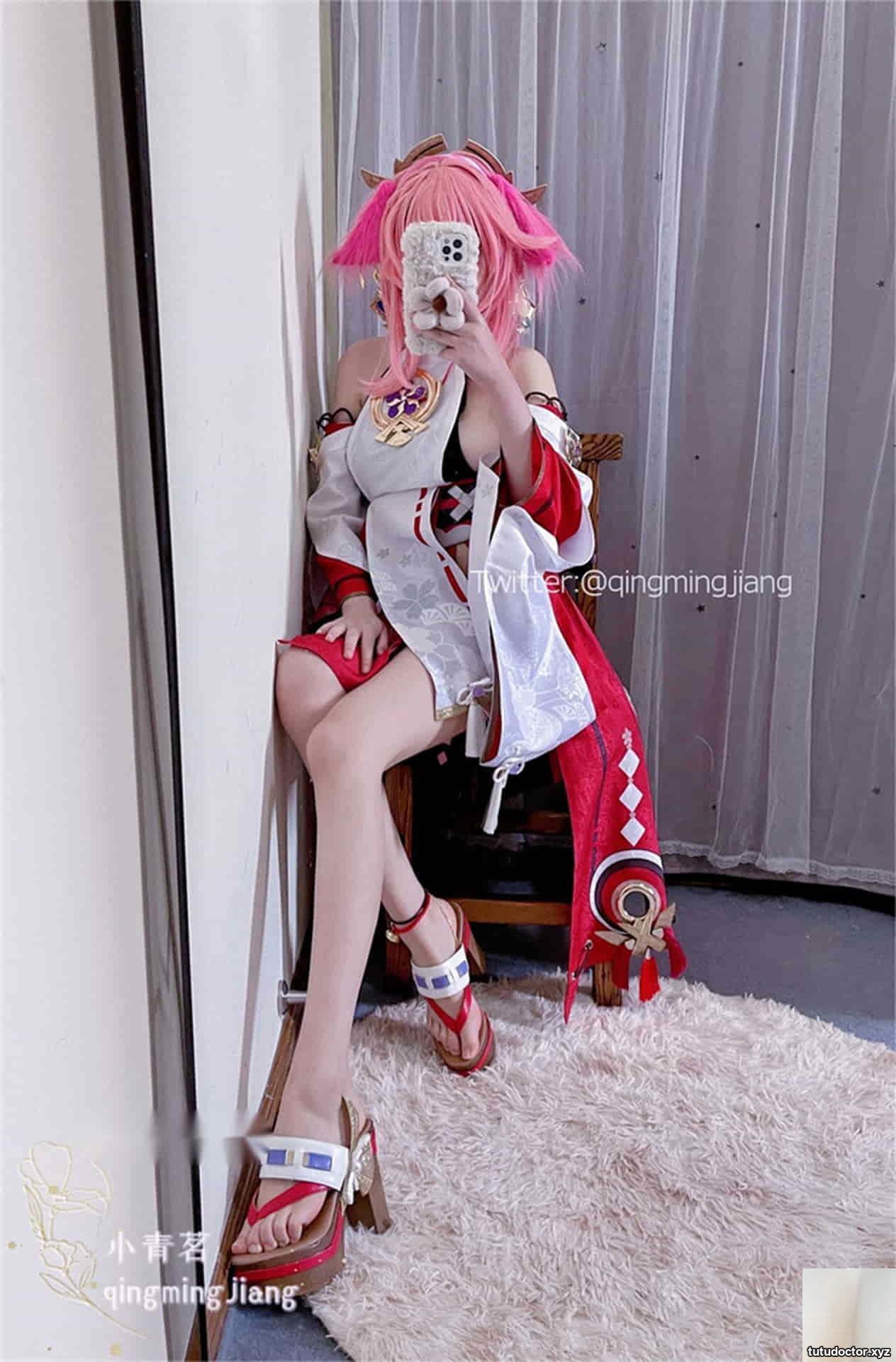 Special new star Amiku Ko Aomai exquisite new work – Yae Miko · photo 5 of 43