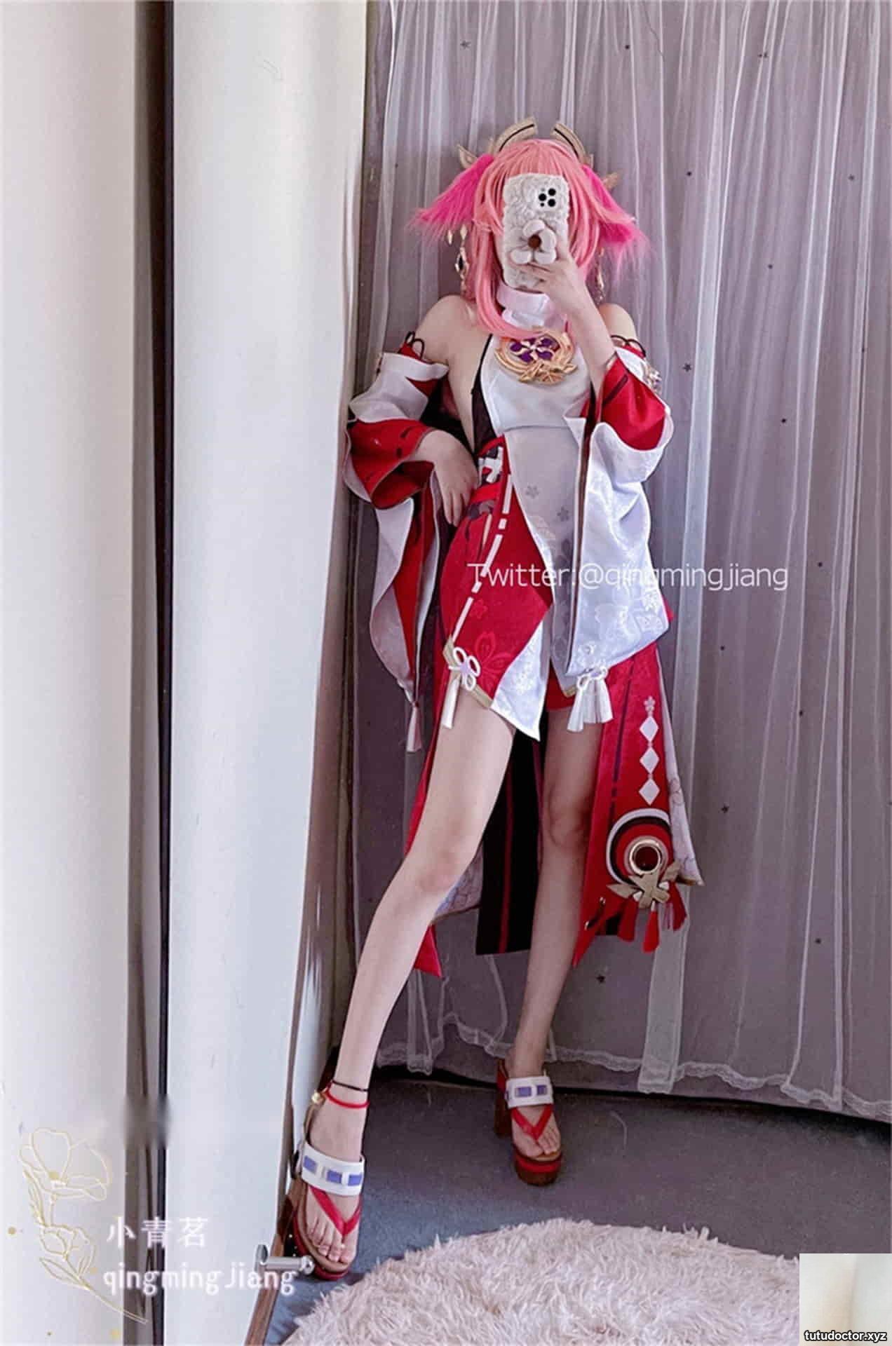 Special new star Amiku Ko Aomai exquisite new work – Yae Miko · photo 30 of 43