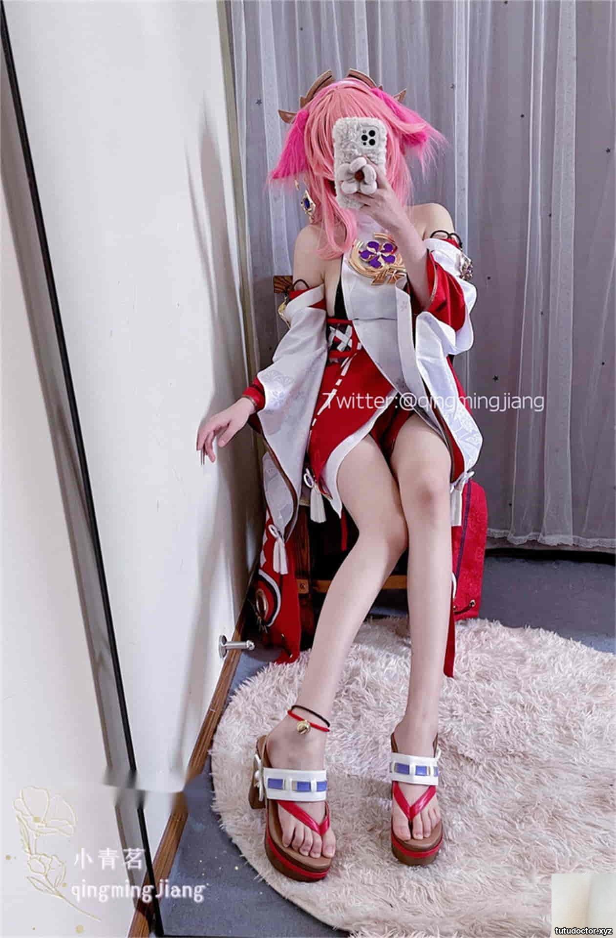 Special new star Amiku Ko Aomai exquisite new work – Yae Miko · photo 37 of 43