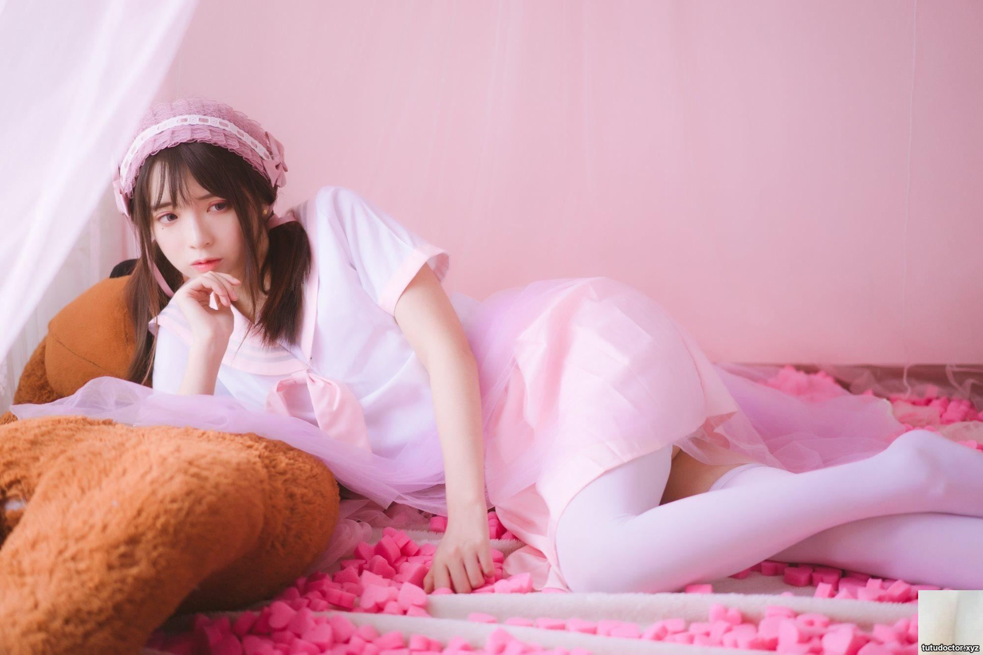 Welfare Girl-Crazy Cat SS Stockings Rhapsody (Pink) VIP · photo 52 of 54