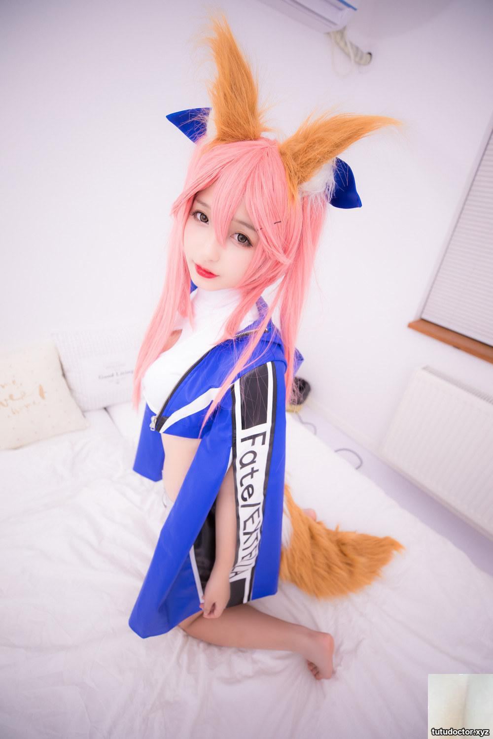 Mafuyu Kagurazaka《FGO-Tamamo-mae 5》Erogenous barefoot Shinobu · photo 32 of 75