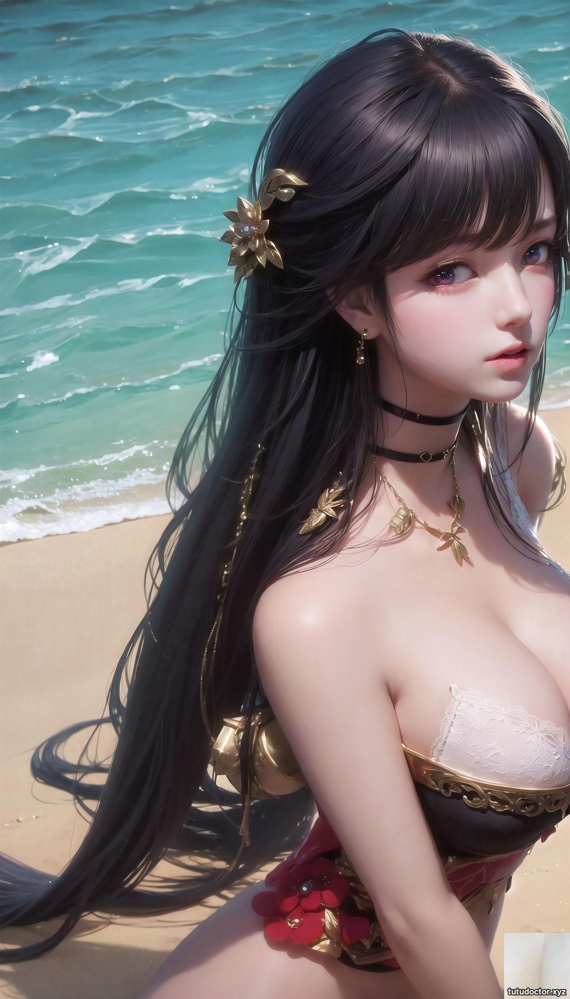 ●PIXIV●FANBOX_Chris-0223 Beach Big · photo 17 of 44