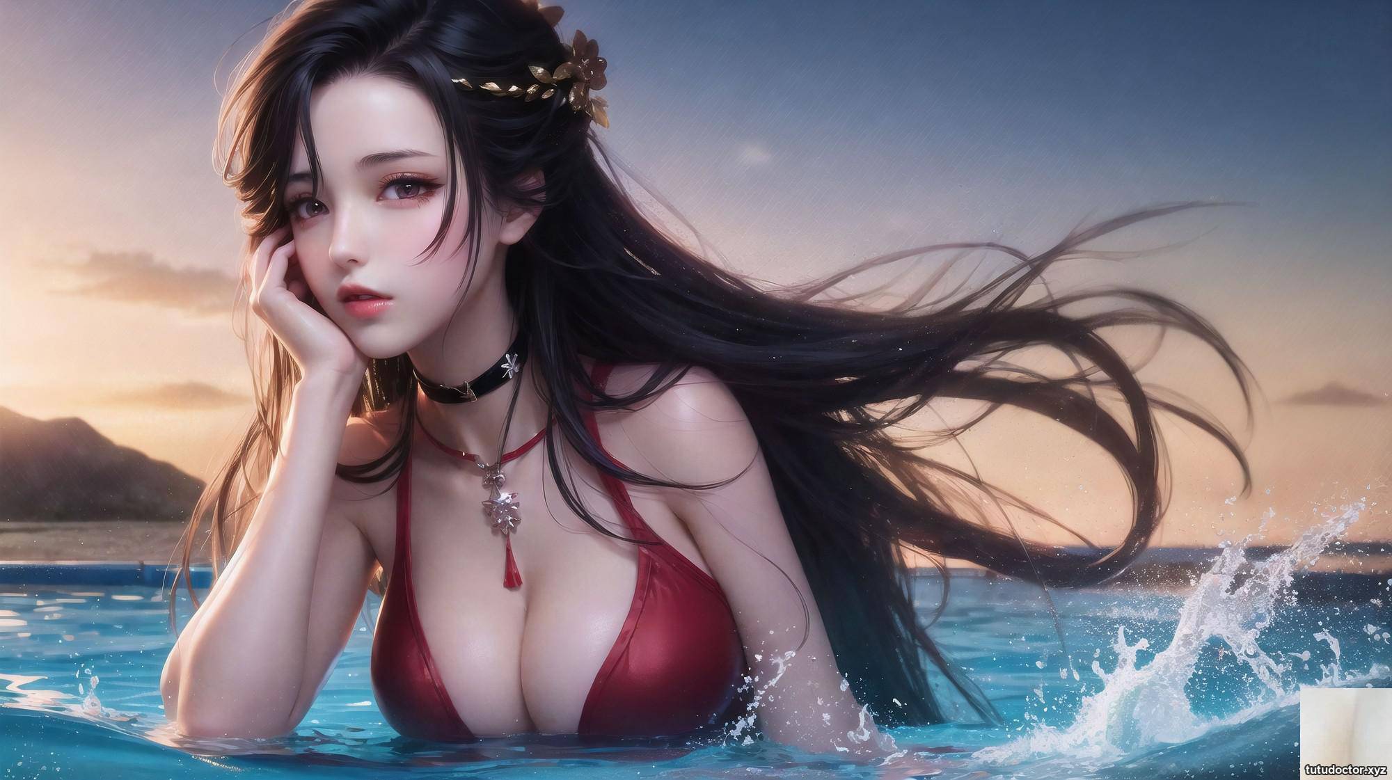 ●PIXIV●FANBOX_Chris-0223 Beach Big · photo 29 of 44