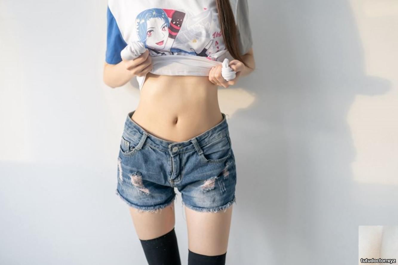 NO.113 Black silk denim shorts · photo 7 of 47