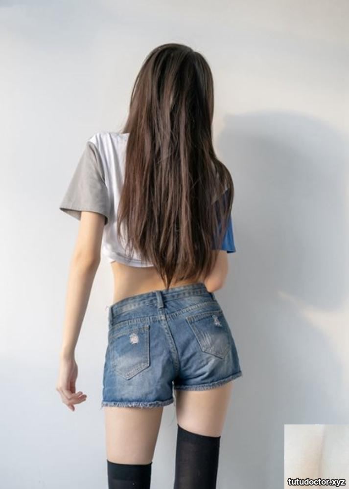 NO.113 Black silk denim shorts · photo 9 of 47