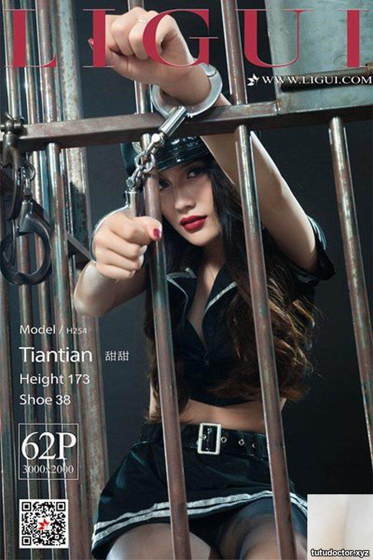 (LiGui Internet Beauty 2019.09.06 “Prison Black Silk” Tiantian (63P)