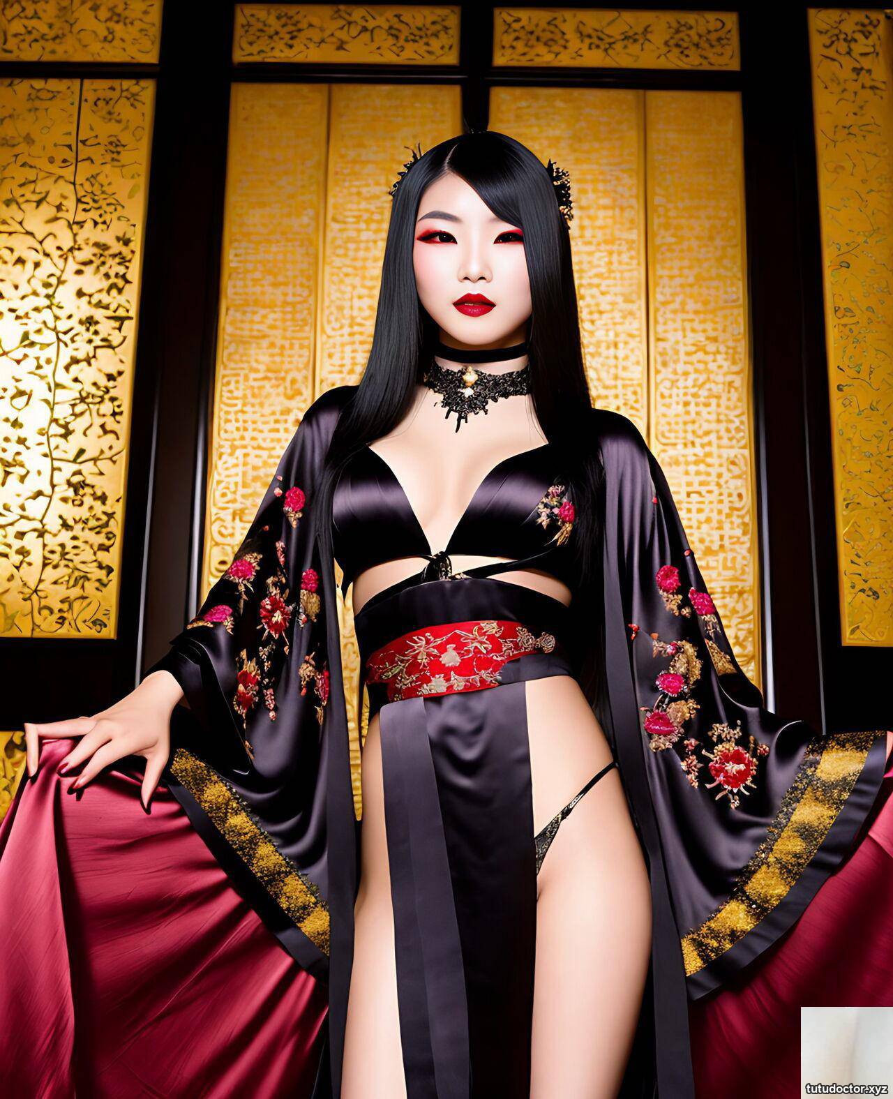 Japanese satin temple girls · photo 52 of 79