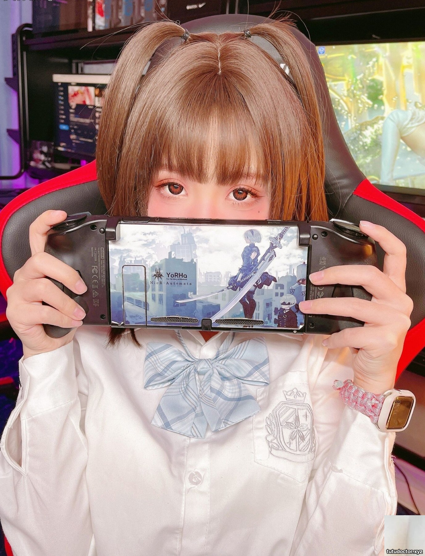 Welfare Girl-Meow Xiaoji Xiaojis Video Game Time · photo 26 of 45