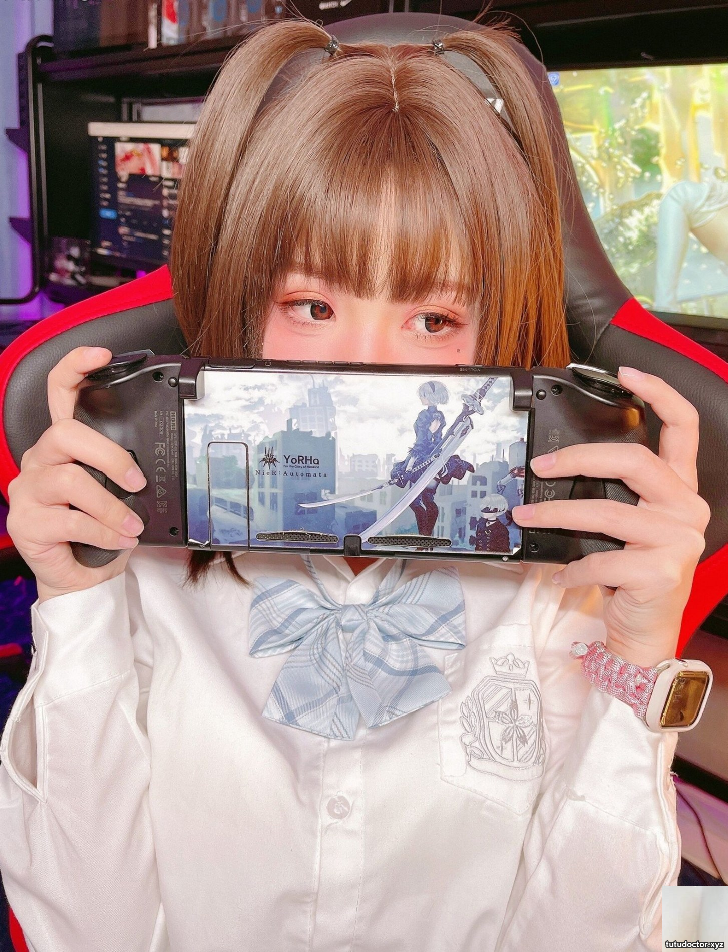 Welfare Girl-Meow Xiaoji Xiaojis Video Game Time · photo 27 of 45